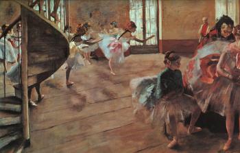 Edgar Degas : The Rehearsal